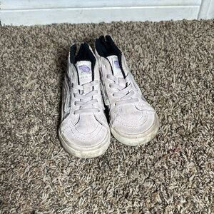 WELL LOVED Vans Kids High-Top Sneakers in Light Purple